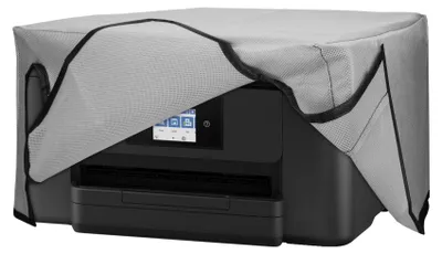 Produktbild von kwmobile Cover kompatibel mit Epson Workforce Pro WF-3820 - Tasche Hülle Drucker - Staubschutzhülle Schutzhaube Schutzhülle - Hellgrau