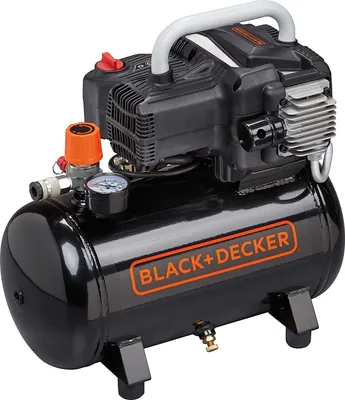 Obrázek produktu pro BLACK+DECKER Vzduchový kompresor 12 l 230 V, bezolejový, hlučnost 97 dB, 0 až 10 barů