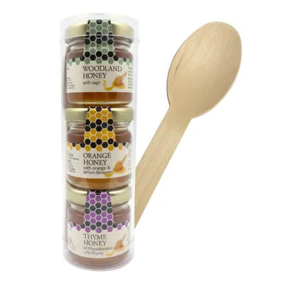 Physis of Crete Honig Set 3x40 g mit Holzlöffel