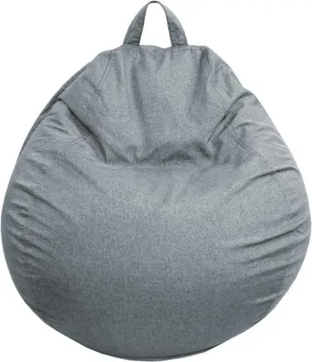 Image de Pouf poire déhoussable BANANAIR 80 x 70 cm gris foncé