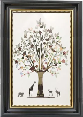 Produktbild von Holz-Fotoframe, 20x30 cm, schwarz. Tisch- und Wanddekoration.