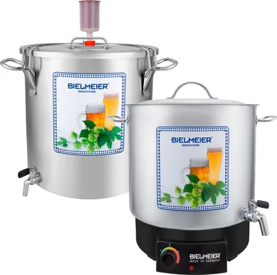 Produktbild von BIELMEIER Bierbrauset Home Brewing 10teil. Maischekessel 2000 W 29 Liter BHG 405