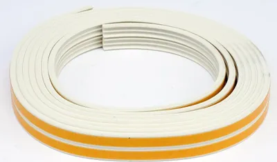 Zdjęcie produktu dla STOM_SAN 76750 - Uszczelka do okien i drzwi typu EPDM e 6m biała