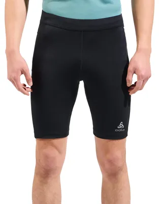 Productafbeelding van Odlo Laufbroek heren, korte model, Essential | Zwart | Maat XXL | Hardloopshort | Sportbroek
