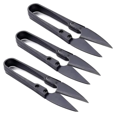 Produktbild von 3er-Set Fadenschneider und Nahttrenner – Mini-Nähschere aus Edelstahl – geeignet für Nähen, Stickerei, Kreuzstich, Basteln und Angeln – scharf, ergonomisch und rostfrei