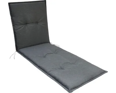 Obrázek produktu pro Polstr na zahradní lehátko 190 x 60 x 6 cm Sun Garden NAXOS LIEGE 50318-701 antracitový