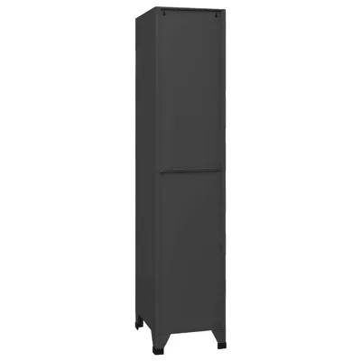 Obrázok produktu pre vidaXL Skrinka Anthracite 38x45x180 cm Oceľ