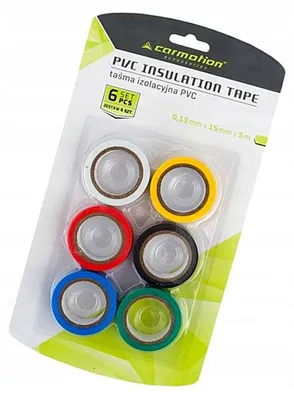 Produktbild von DBautomotive Z6K80 PVC Isolierband, 5m, farbig, 6 Stk.