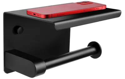 Produktbild von BELIK schwarzer Loft-Toilettenpapierhalter
