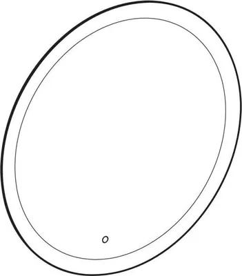 Produktbild von Geberit Option round Lichtspiegel, direkte und indirekte Beleuchtung, 502.798.00.1