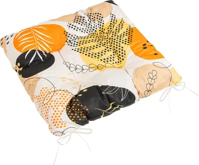 Obrázek produktu pro Sedák Adéla prošívaný - 40x40 cm - Oranžová