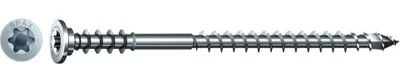 Produktbild von SPAX Justierschraube, 6 x 100mm, 60 Stück, Flachkopf, T-STAR plus T30, Halterillen, 4CUT, WIROX - 4161010601006
