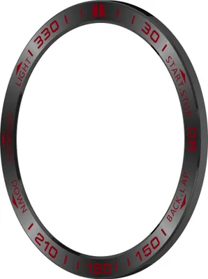Obrázok produktu pre INF Rámik Garmin Tactix 8 51mm Solar - Čierna a červená Racing Edition