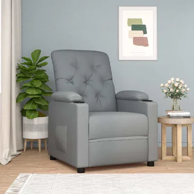 Produktbild von Maison Exclusive - Relaxsessel Hellgrau Stoff