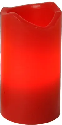 Produktbild von Best Season 4er LED-Wachskerzenset mit Fernbedienung, rot, Kerzen einzeln schaltbar, ca. 10 x 6 c, 067-12