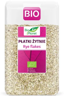 PŁATKI ŻYTNIE BIO 600 g - BIO PLANET