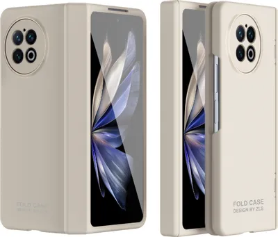 Image de Coque pour Vivo X Fold2 Coque en PC rigide avec protection de l'écran et de la charnière Blanc