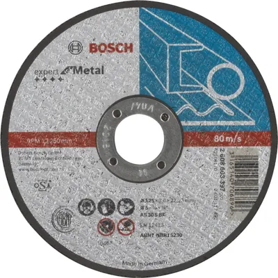 Produktbild von Bosch Trennscheibe gerade Expert for Metal AS 30 S BF, 125 mm, 3,0 mm 2608603397