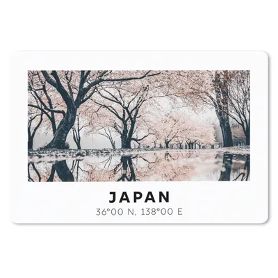 Produktbild von MuchoWow® Schreibtischunterlage Sakura - Japan - Frühling 60x40 cm - XXL Mauspad - Großes Mauspad