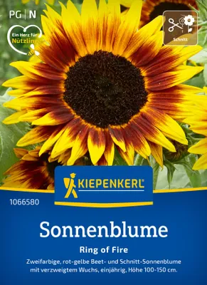 Produktbild von Kiepenkerl Sonnenblumensamen Ring of Fire Helianthus annuus 20 Pflanzen