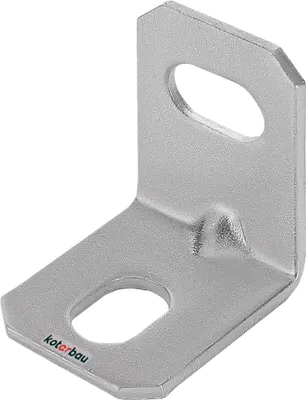 Produktbild von KOTARBAU Verstellwinkel 25 x 25 x 18 mm Einfassungswinkel Winkelverbinder Eurowinkel Langloch Regulieröffnung Sicke Holzverbinder Montagewinkel