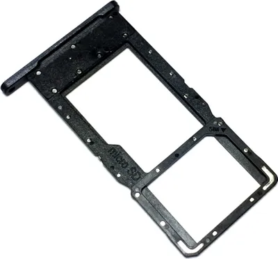 Produktbild von Simkartenhalter und micro-SD Fach für Samsung Galaxy Tab A7 Lite LTE (SM-T225) Original Ersatzteil, Dunkelgrau