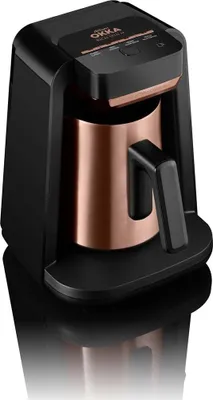 Produktbild von Arzum OKKA RICH SPIN M Türkische Kaffeemaschine, Kaffeekanne Edelstahl 700W Bronze