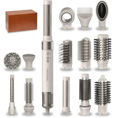 Image de Brosse coiffante CECOTEC CeramicCare 14in1 AirGlam 1400 W Coloris champagne