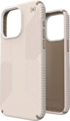 Productafbeelding van Speck Presidio2 Grip, hoesje, geschikt voor: Apple, iPhone 15 Pro Max, afmetingen: 17 cm (6.7"), kleur: geel, beige