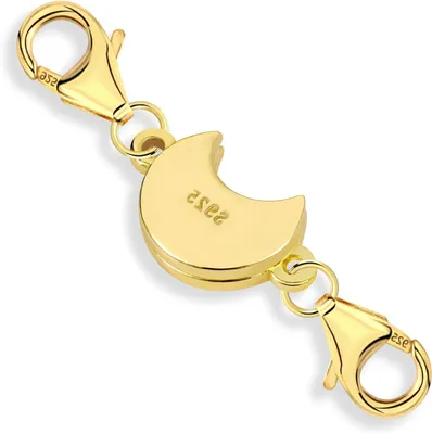 Productafbeelding van Magnetische Sluiting Ketting - Ketting Sluiting - Sieraden Maken - 925 Sterling Zilver - 14K - Zilver