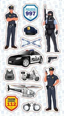 Produktbild von Polizisten-Aufkleber (Schul- und Schrein)