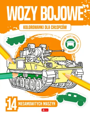 Productafbeelding van Wozy Bojowe. Kolorowanka dla chłopców - 14 obrazków