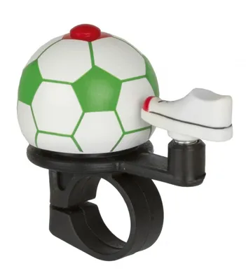 Produktbild von M-Wave Soccer Fahrradklingel Mini Fußball Fahrradhupen Fahrradglocke Deutschland Spanien Griechenland Brasilien