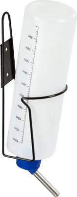 Produktbild von Kerbl Trinkflasche 500ml mit Halter aus Metall; 81766