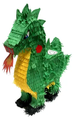 Produktbild von Drache Pinata zum Befüllen und Aufhängen für die Party-Dekoration, Geburtstag 52 x 10,5 x 50 cm