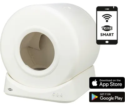Produktbild von TRIXIE Smarte Katzentoilette - weiß - 5 l/51 × 56 × 54 cm