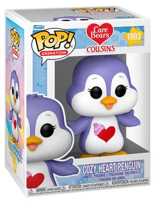 Image de Peluche pingouin Care Bears Cozy Heart, 30 cm