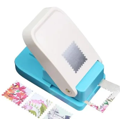 Produktbild von Stempelformstanzer – Papierstanzer – Quadratlochstanzer – Papierschneider – Kartenbasteln – Stempelformschneider – DIY-Bastelarbeiten