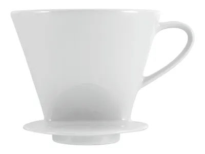 Produktbild von CreaTable, 24598, Nostalgie Weiss, Kaffeefilter, Porzellan
