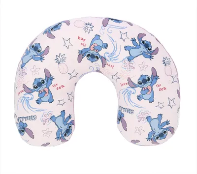Produktbild von Reisekissen Disney hellrosa – Lilo und Stitch/Meer