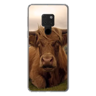 Produktbild von MuchoWow® Handyhülle Schutzhülle Hülle für Huawei P40 Lite Schottischer Highlander - Tiere - Berg Silikon Softcase Handy Hülle - Handy