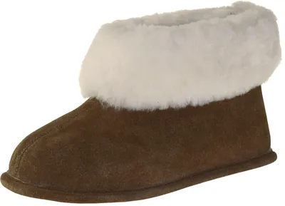 Produktbild von Extra dicke Lammfellschuhe mit Ledersohle in 2 Farben