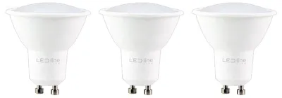 Produktbild von LED line LITE GU10 LED Spot 5W 450lm 230V 3 Stück