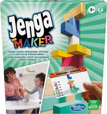 Produktbild von Jenga Maker Brettspiel (in estnischer und lettischer Sprache)
