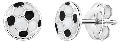 Produktbild von Zeeme for Kids Ohrstecker 925/- Sterling Silber 0,6cm weiß 203220007