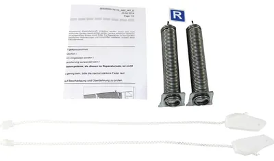 Produktbild von Bosch Siemens Neff Türfeder Seilzug Set 754866 627230 für Geschirrspüler
