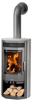 Produktbild von Justus Usedom 7 Kaminofen Stahl Gussgrau / Speckstein