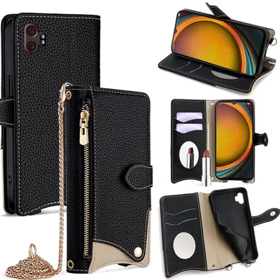 Immagine prodotto di Per XSamsung Galaxy XCover 7 Pro Design Crossbody Catena  Borsa protettiva Nero