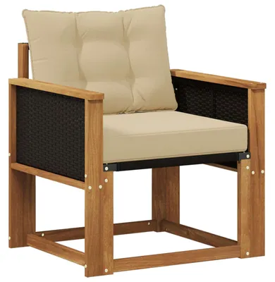 Image de vidaXL Canapé d'extérieur en bois massif d'acacia naturel