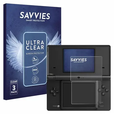 Produktbild von 6x Für Nintendo DSi Schutzfolie Savvies Displayschutz Display Schutz Folie Klar Transparent